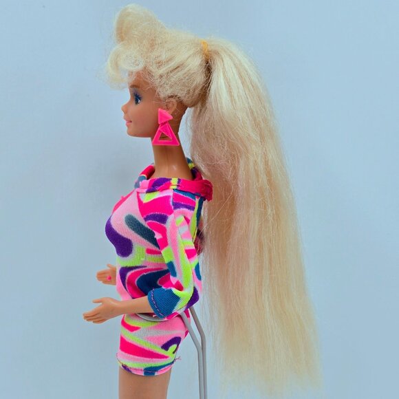 Totally Hair Barbie Original Dress 1991 Mattel 1112 Read - Picture 8 of 16